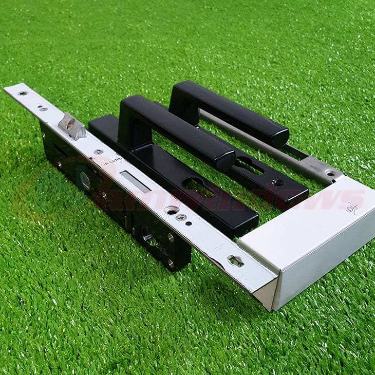 Bộ khóa đơn điểm Kinlong tay MZS20 màu đen, trắng, xám - Ảnh 4