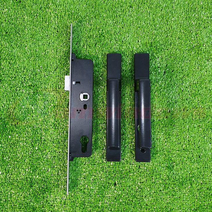 Bộ khóa đơn điểm Kinlong tay MZS20 màu đen, trắng, xám - Ảnh 5