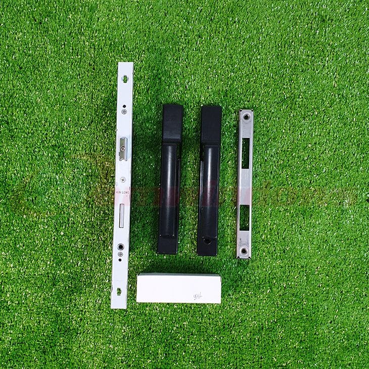 Bộ khóa đơn điểm Kinlong tay MZS20 màu đen, trắng, xám - Ảnh 7
