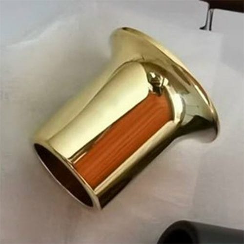Chén tường giữ đầu ống inox Ø25 VVP vàng bóng - Ảnh 4