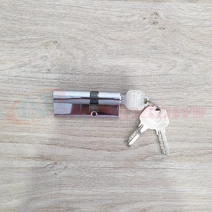 Lõi khóa 2 đầu chìa lệch tâm dài 80mm cho cửa nhôm Xingfa hệ 55 - Ảnh 3