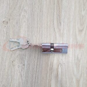 Lõi khóa 2 đầu chìa lệch tâm dài 80mm cho cửa nhôm Xingfa hệ 55