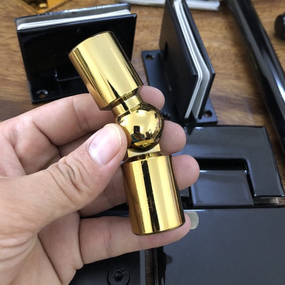 Co nối chuyển góc Ø19 VVP vàng bóng - Ảnh 2