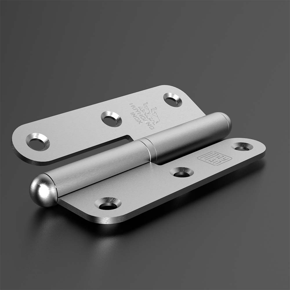 Bản lề cối Huy Hoàng BLCSS03 inox Posco dài 75mm dày 2mm - Ảnh 4