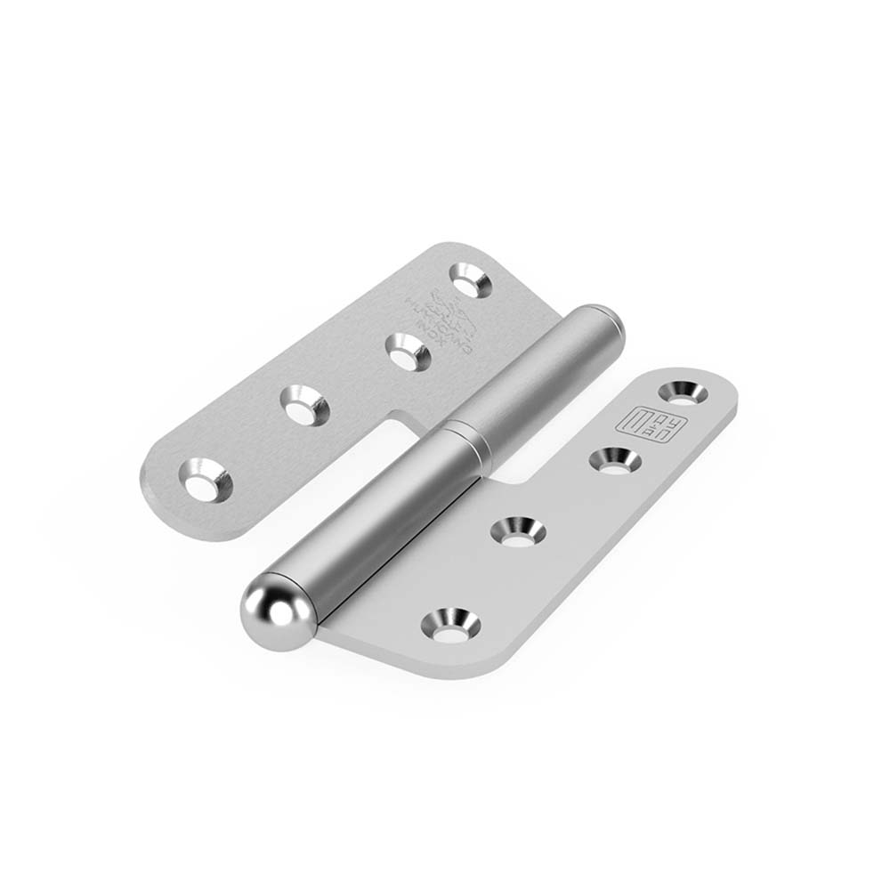 Bản lề cối bằng inox Posco Hàn Quốc dài 114mm dày 3mm - Ảnh 2