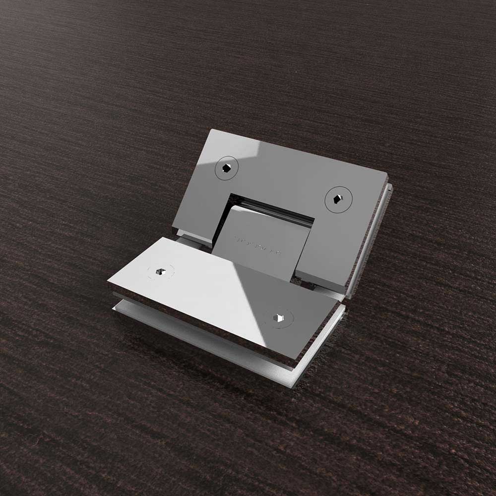 Bản lề kính kính 135 độ Huy Hoàng - Ảnh 3