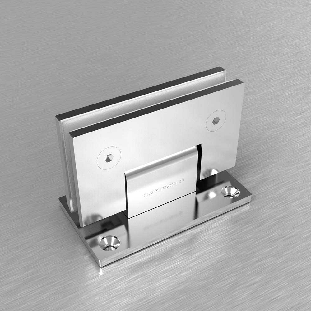 Bản lề tường kính 90 độ Huy Hoàng - Ảnh 3