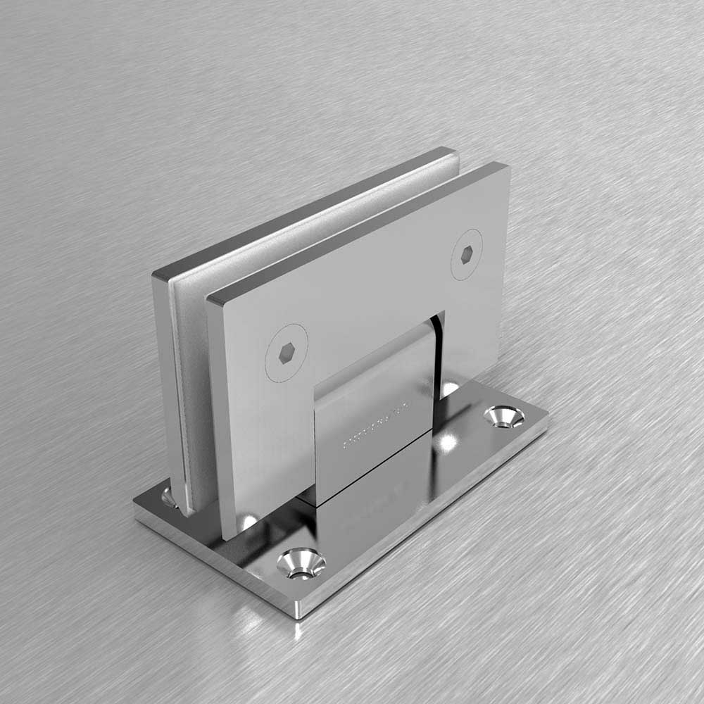 Bản lề tường kính 90 độ Huy Hoàng - Ảnh 4