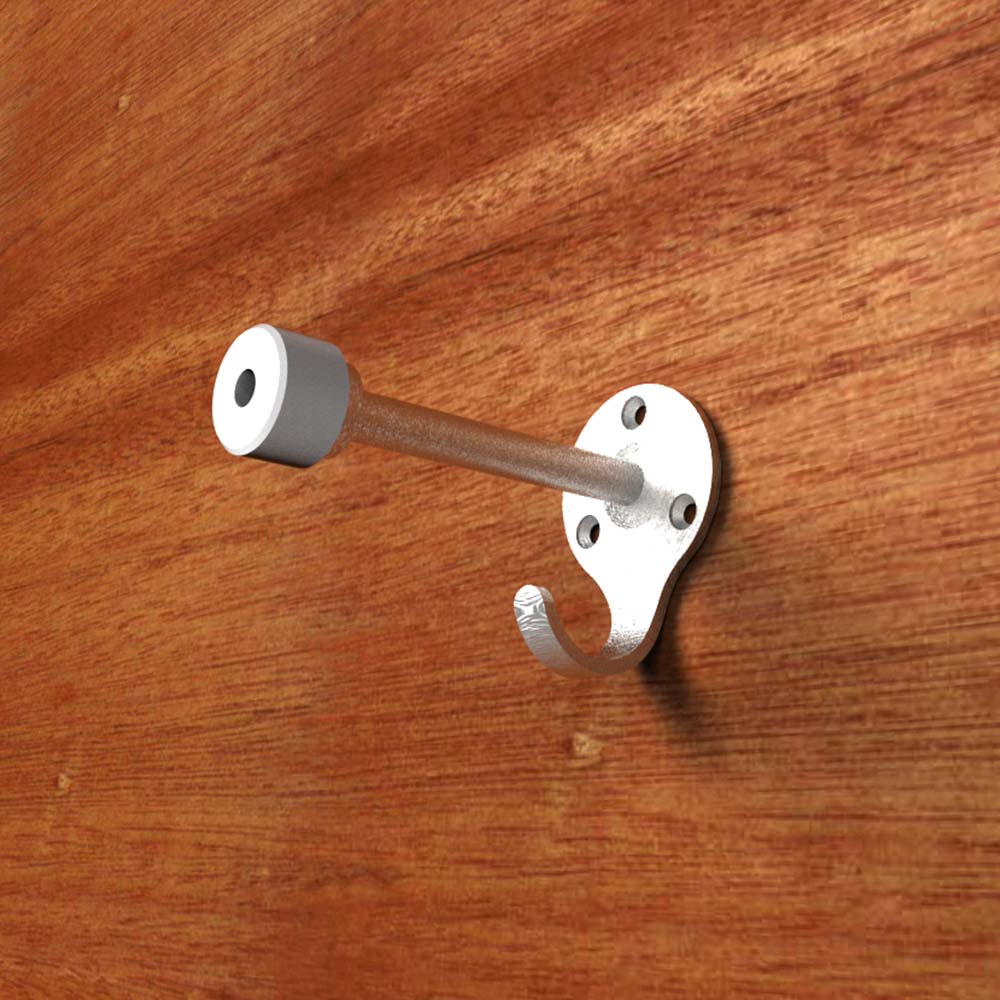 Chặn cửa có móc DSSS04 Inox 304 - Ảnh 3