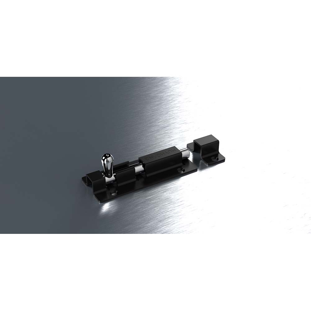 Chốt cửa đen Huy Hoàng CC01-SDE thép dài 100mm - Ảnh 3