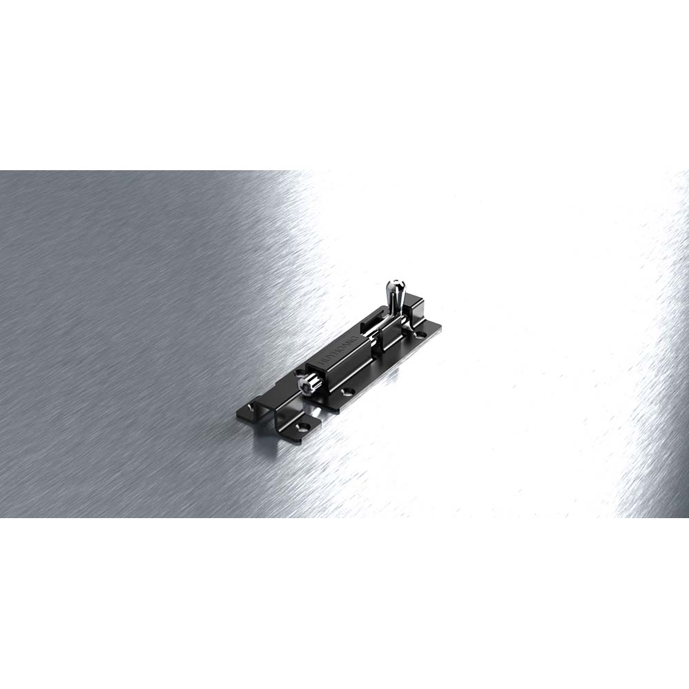 Chốt cửa đen Huy Hoàng CC01-SDE thép dài 100mm - Ảnh 4