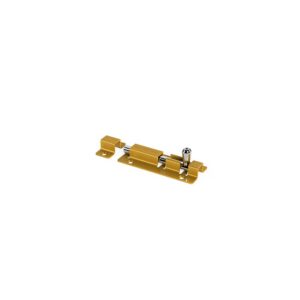 Chốt cửa vàng Huy Hoàng CC01-ZVA thép dài 100mm