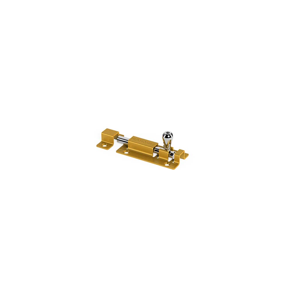 Chốt cửa vàng Huy Hoàng CC03-ZVA thép dài 60mm