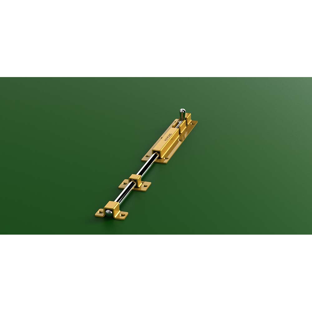 Chốt cửa vàng Huy Hoàng CC04-ZVA thép dài 400mm - Ảnh 3