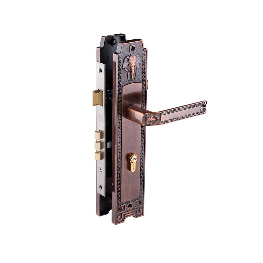 Bộ khóa tay nắm hợp kim EX 8528 Đại dài 330 - Ảnh 2