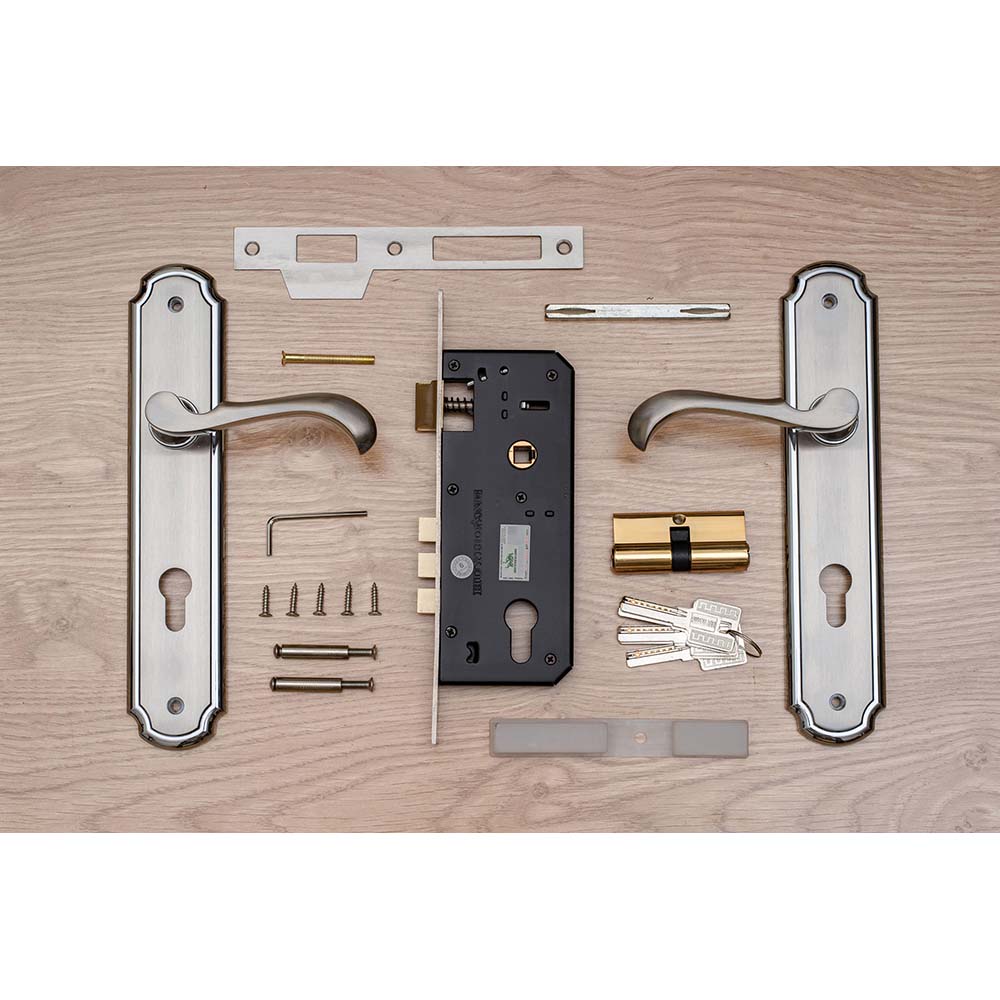 Bộ khóa tay nắm hợp kim EX 8535 VĐ dài 260 - Ảnh 5