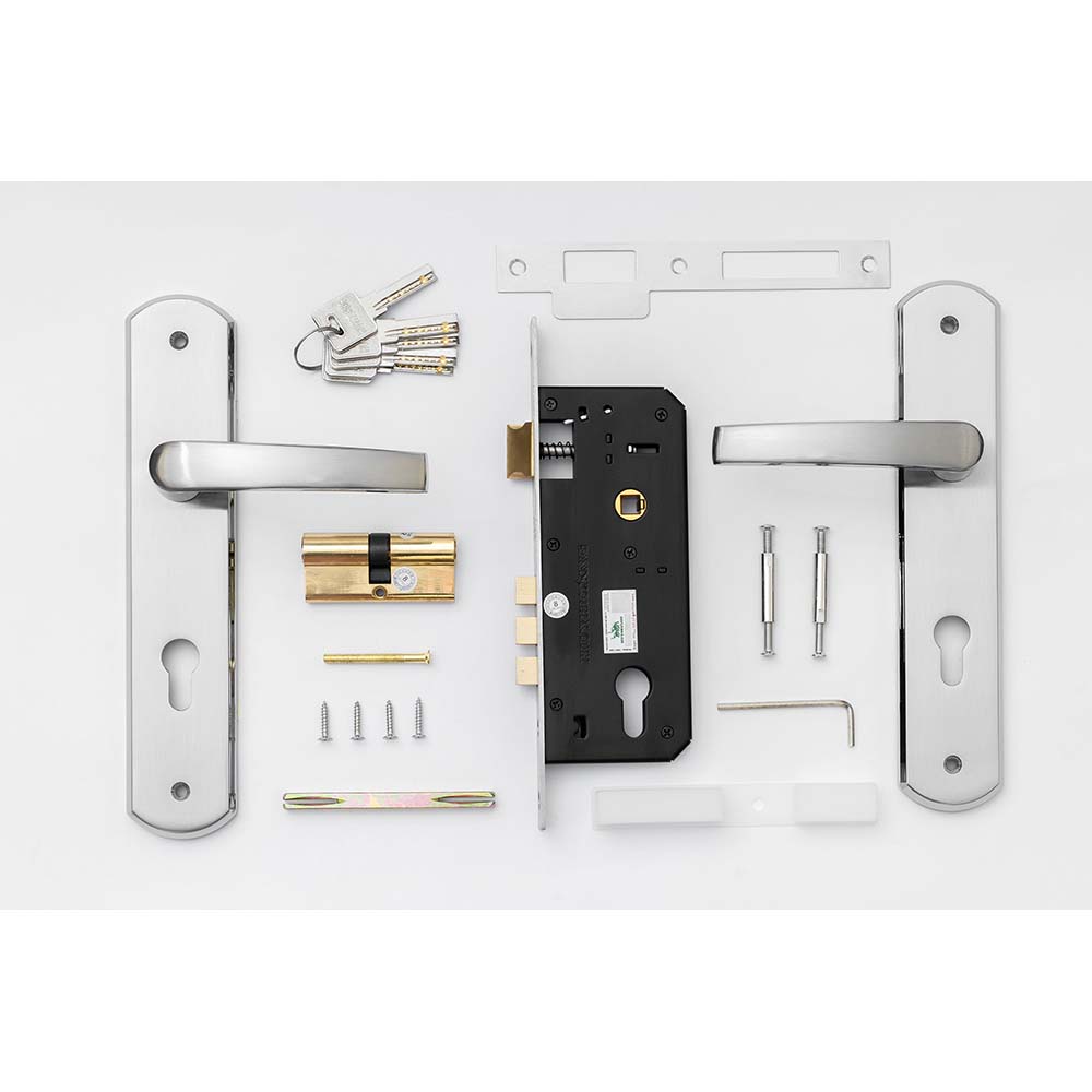 Bộ khóa tay nắm hợp kim EX 8582 dài 255 - Ảnh 4