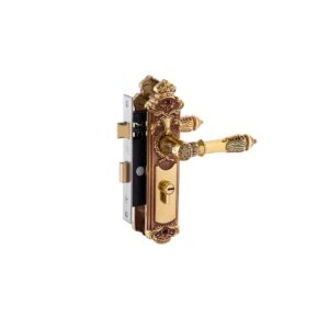 Bộ khóa tay nắm đồng thau HC 5824 dài 220