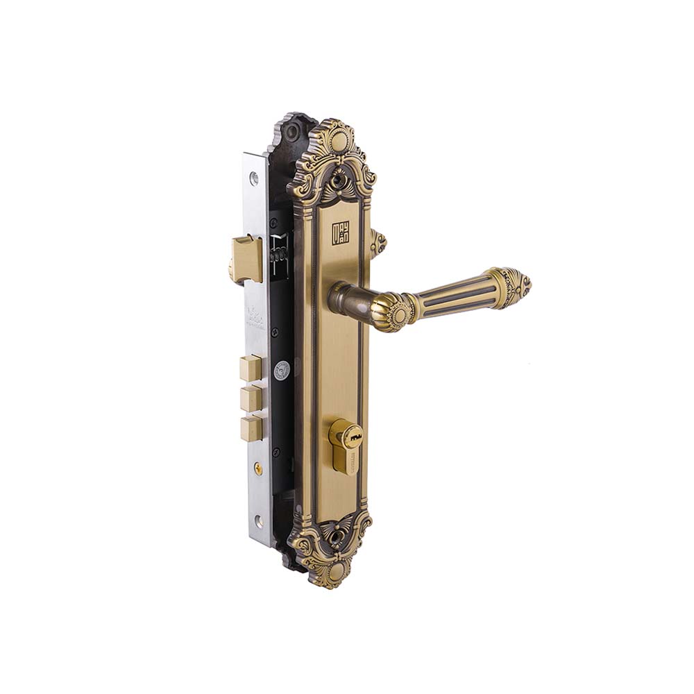 Bộ khóa tay nắm đồng thau HCR 8526 dài 303 - Ảnh 4