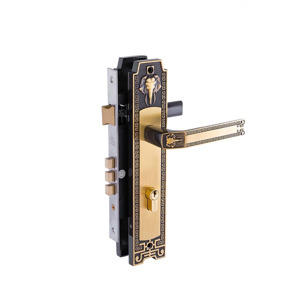 Bộ khóa tay nắm đồng thau HCR 8528 dài 286