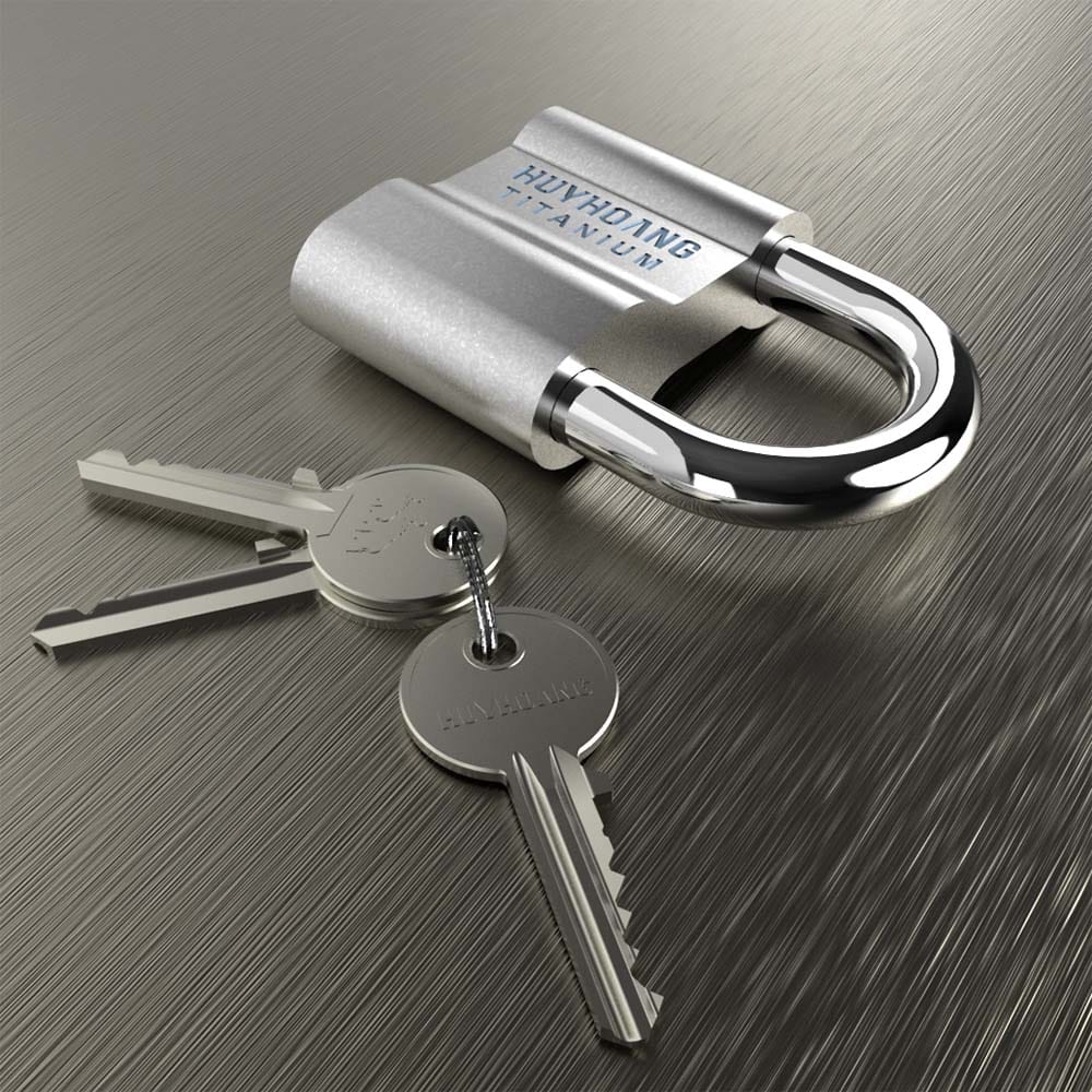 Khóa treo chìa Titanium 10 Huy Hoàng - Ảnh 4