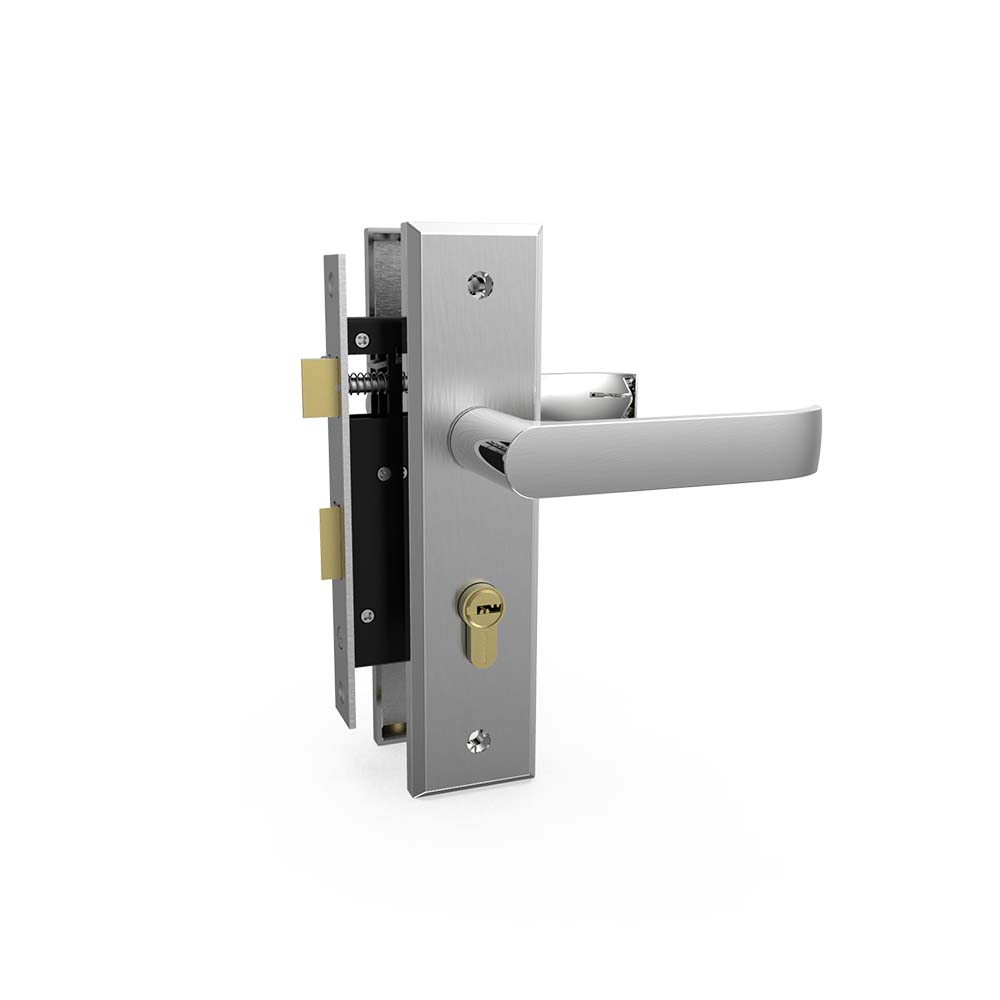 Bộ khóa tay nắm inox SS 5810 dài 200 - Ảnh 2