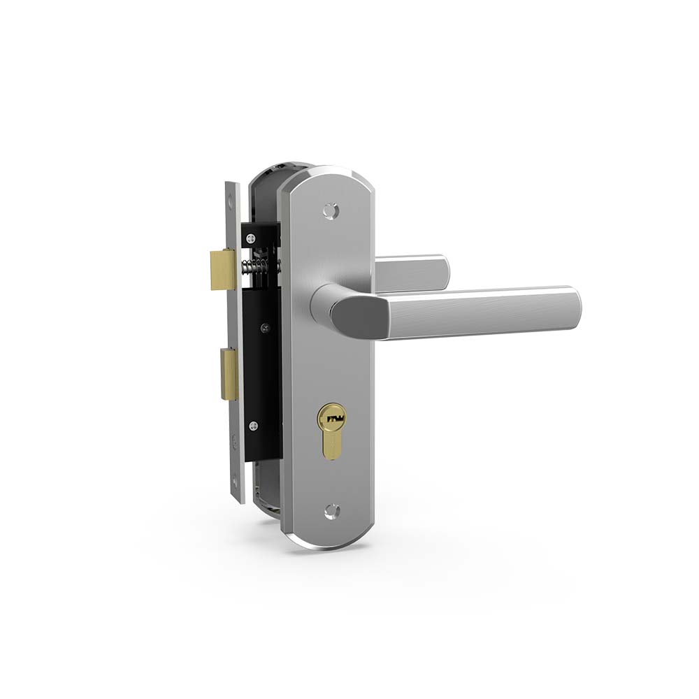 Bộ khóa tay nắm Inox SS 5833 dài 200 - Ảnh 2