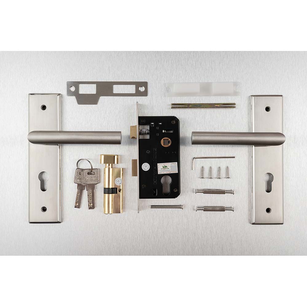 Bộ khóa tay nắm Inox SS 5834 dài 200 - Ảnh 5