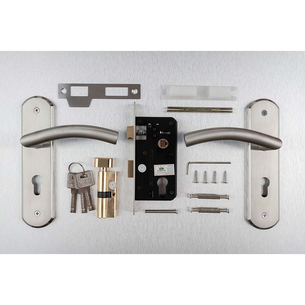 Bộ khóa tay nắm Inox SS 5837 dài 200 - Ảnh 4