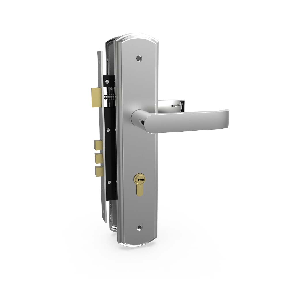 Khóa cửa gỗ đại Inox SS8510 dài 300 - Ảnh 2