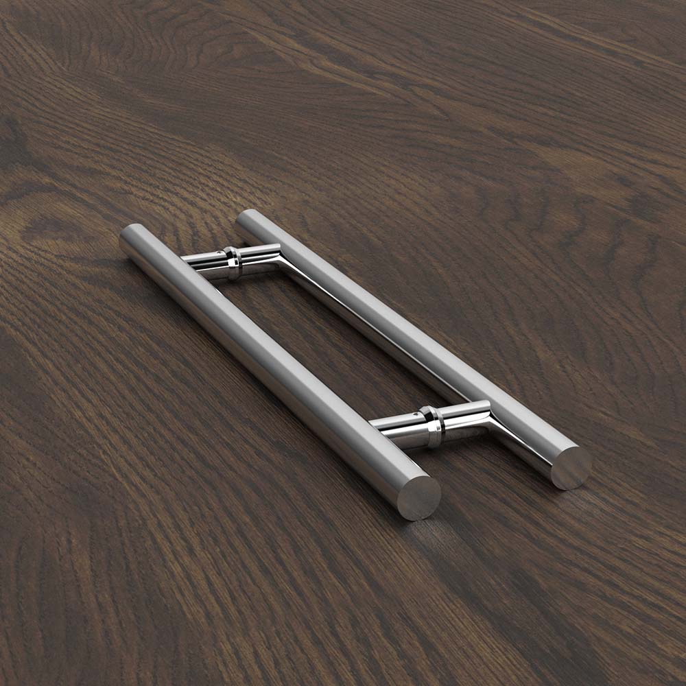 Tay nắm Inox cửa bản lề sàn Huy Hoàng - Ảnh 3