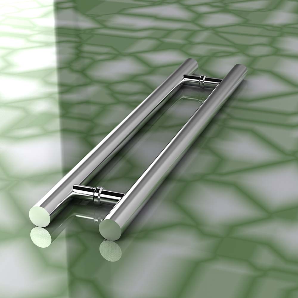 Tay nắm Inox cửa bản lề sàn Huy Hoàng - Ảnh 4