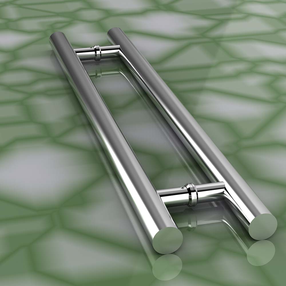 Tay nắm Inox cửa bản lề sàn Huy Hoàng - Ảnh 5