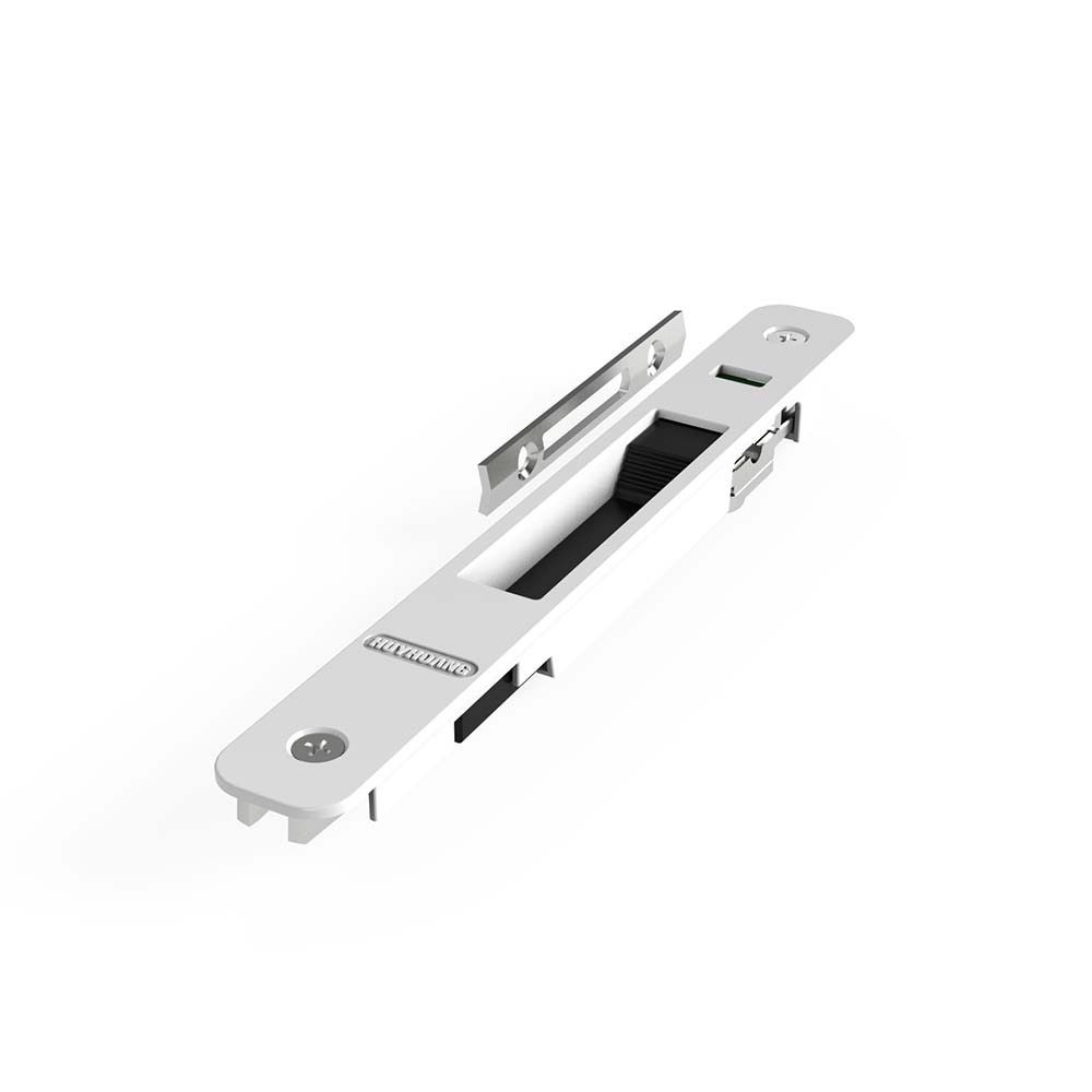 Chốt sập tự động cửa lùa hệ 55 AP01A màu trắng - Ảnh 2