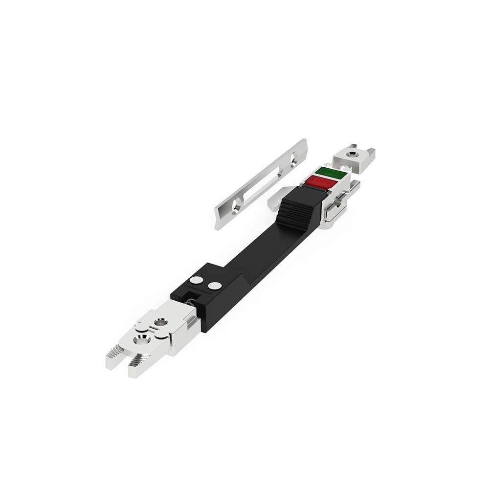 Chốt sập tự động cửa lùa hệ 55 AP01A màu trắng - Ảnh 3