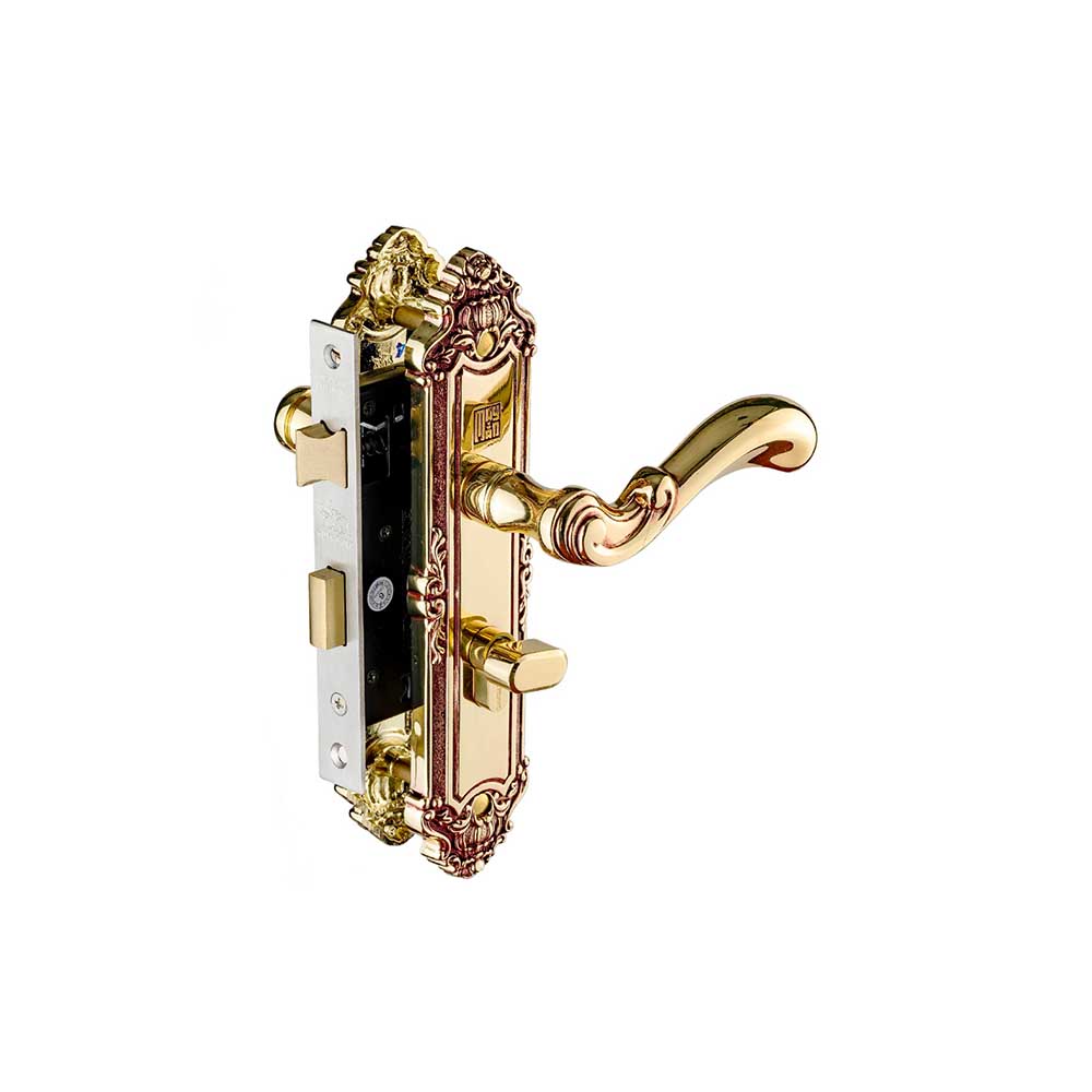 Bộ khóa tay nắm đồng thau HC 5829 dài 234 - Ảnh 4