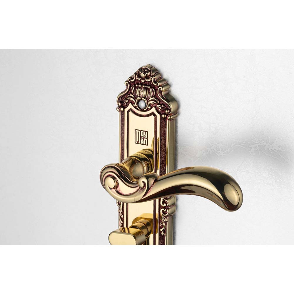 Bộ khóa tay nắm đồng thau HC 5829 dài 234 - Ảnh 6