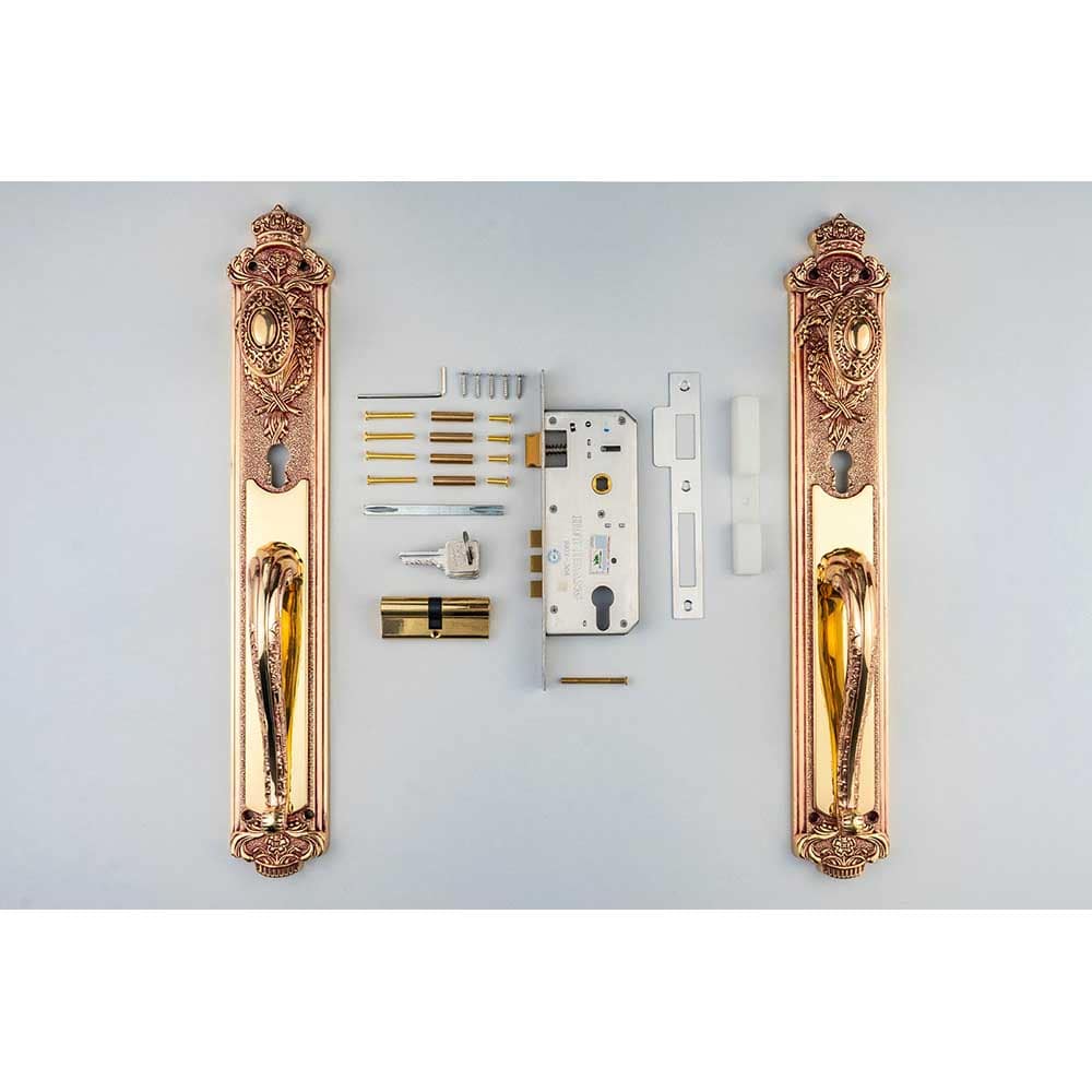 Khóa cửa gỗ đại sảnh HC8524 dài 505 - Ảnh 2