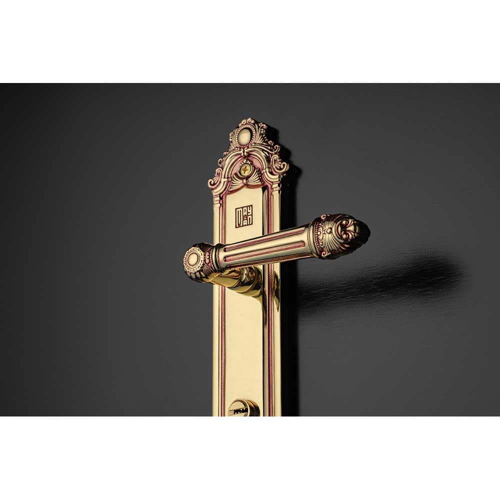 Bộ khóa tay nắm đồng thau HC 8526 dài 303 - Ảnh 6