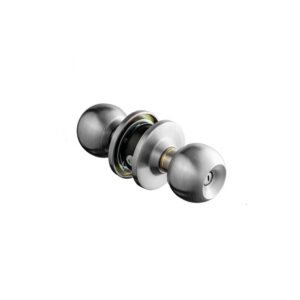 Khóa tay nắm tròn thép + inox 304, ổ chìa bằng đồng thau