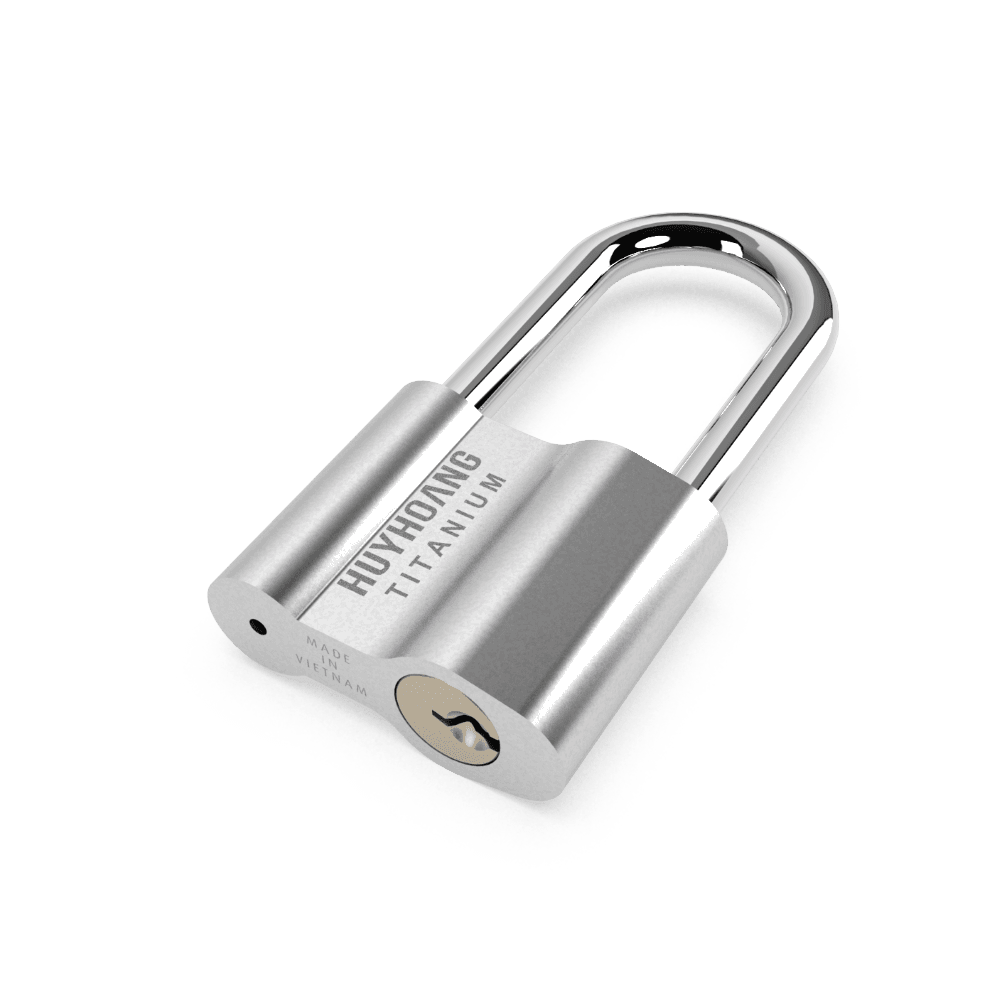 Khóa treo chìa Titanium 8 cầu dài Huy Hoàng - Ảnh 3