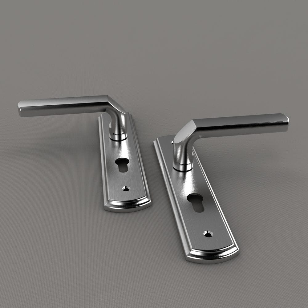 Bộ khóa tay nắm Inox SS 5868 dài 210 - Ảnh 3