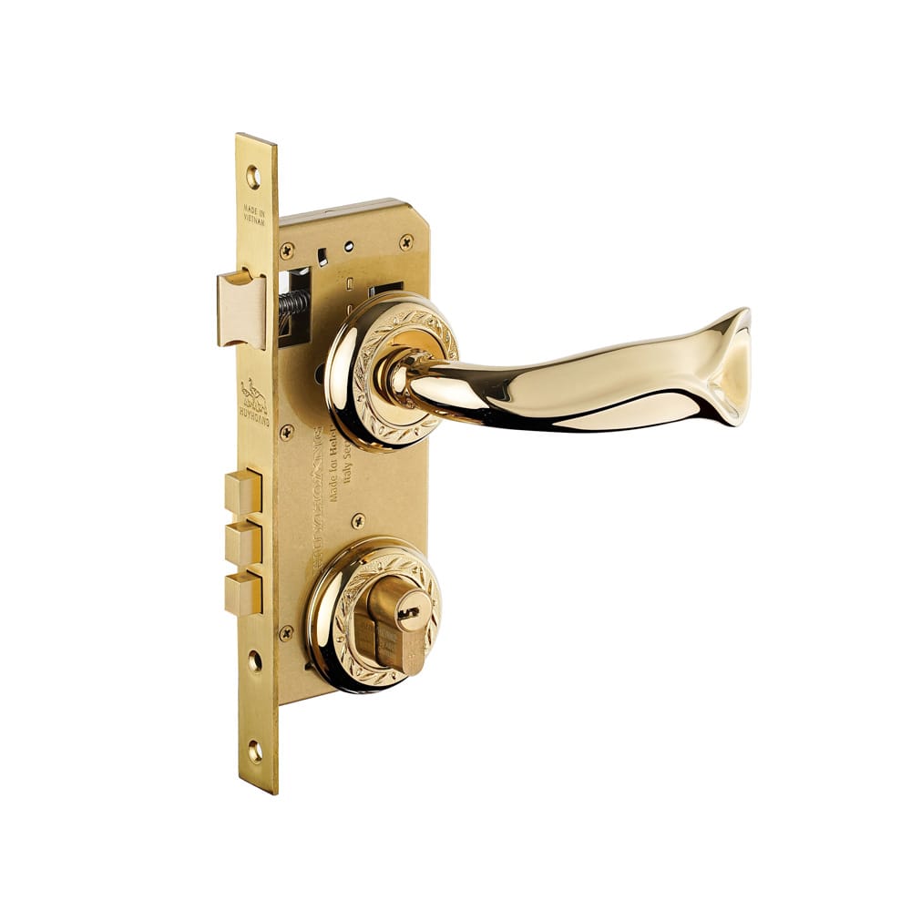 Bộ khóa phân thể tay nắm đồng HC 85 QUEEN PVD Gold