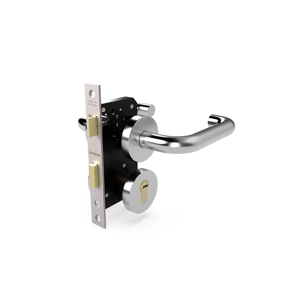 Bộ khóa tay nắm inox phân thể SS 5838 - Ảnh 2