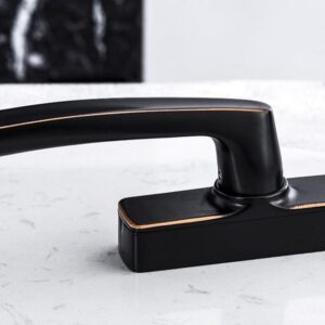Tay nắm cửa sổ đa điểm EX66 Huy Hoàng đồng đen