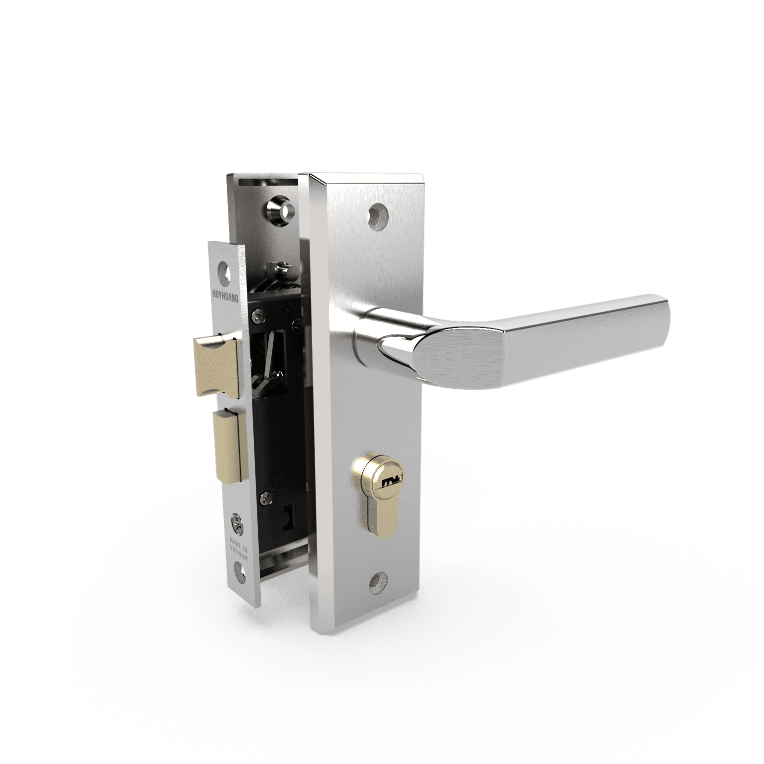 Bộ khóa tay nắm hợp kim EX 5033 dài 160 - Ảnh 2