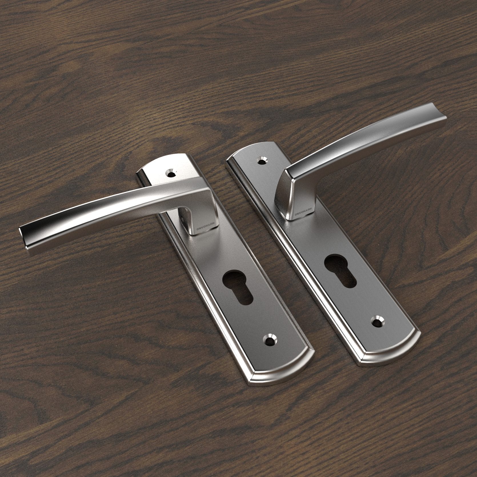 Bộ khóa tay nắm hợp kim EX 5868 dài 210 - Ảnh 3