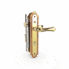 Bộ khóa tay nắm đồng thau HC 8561 dài 290
