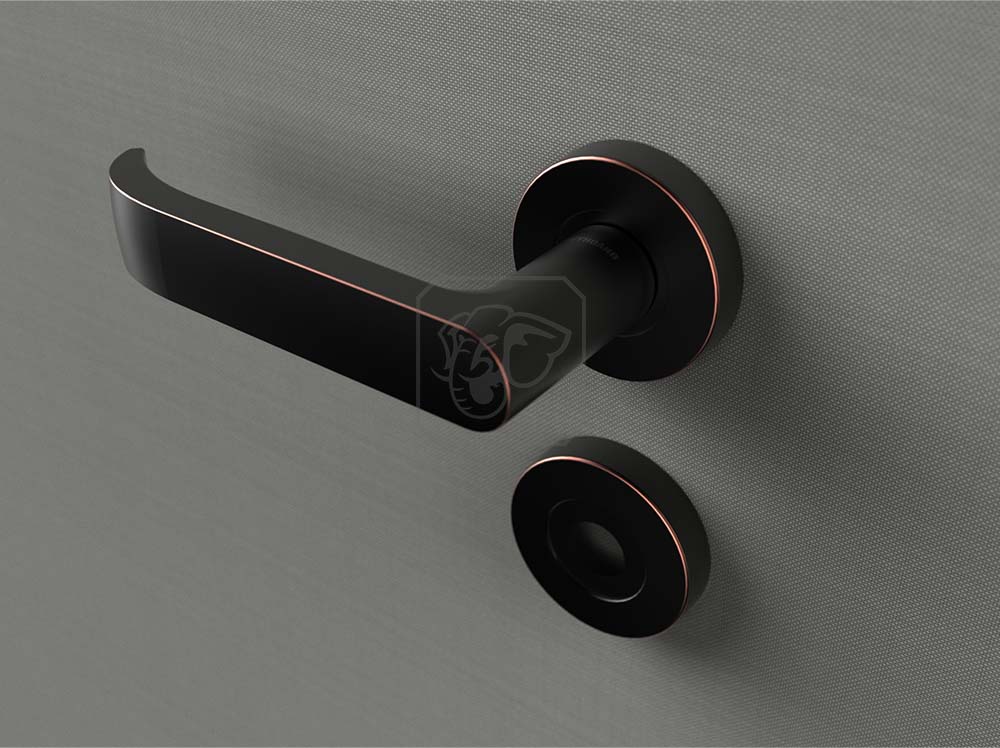 Bộ khóa phân thể tay nắm Inox SS 5810 mạ đồng đen - Ảnh 3