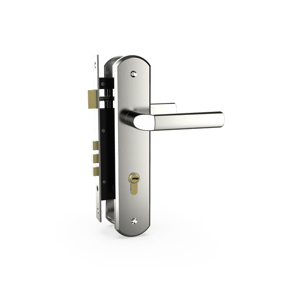 Bộ khóa tay nắm Inox SS 8533 dài 260 - Ảnh 2